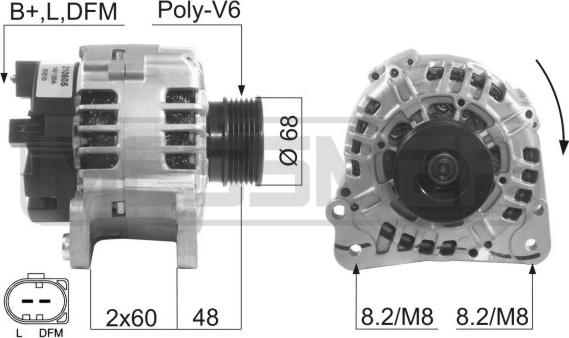 Wilmink Group WG2012077 - Генератор www.autospares.lv