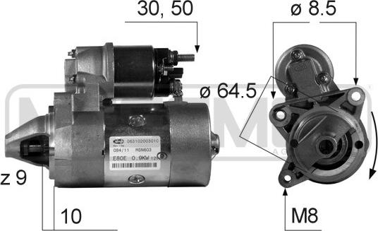 Wilmink Group WG2012805 - Starteris autospares.lv