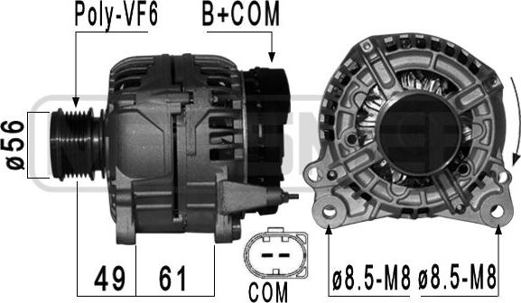 Wilmink Group WG2012389 - Alternator www.autospares.lv