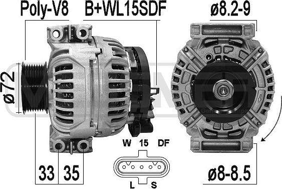 Wilmink Group WG2012269 - Генератор www.autospares.lv