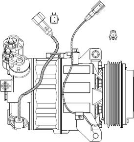 Wilmink Group WG2039856 - Compressor, air conditioning www.autospares.lv