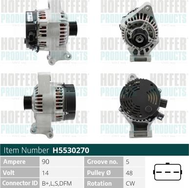 Wilmink Group WG2196965 - Alternator www.autospares.lv