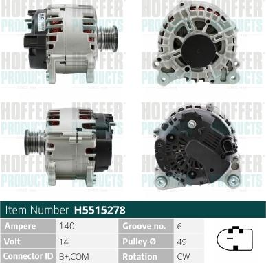 Wilmink Group WG2196916 - Alternator www.autospares.lv