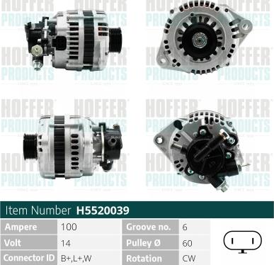 Wilmink Group WG2196931 - Alternator www.autospares.lv