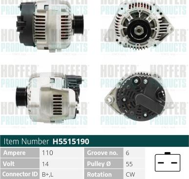 Wilmink Group WG2196897 - Alternator www.autospares.lv