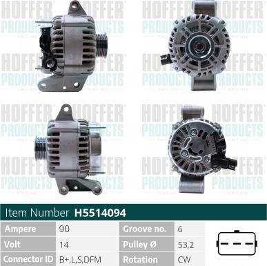 Wilmink Group WG2196859 - Alternator www.autospares.lv