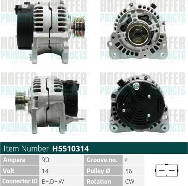 Wilmink Group WG2196837 - Alternator www.autospares.lv