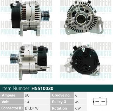 Wilmink Group WG2196791 - Alternator www.autospares.lv