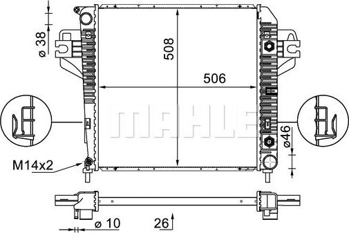 Wilmink Group WG2193127 - Radiators, Motora dzesēšanas sistēma www.autospares.lv