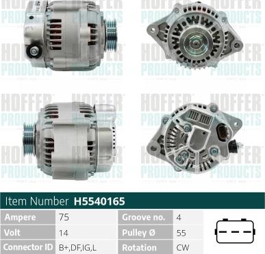 Wilmink Group WG2197008 - Alternator www.autospares.lv