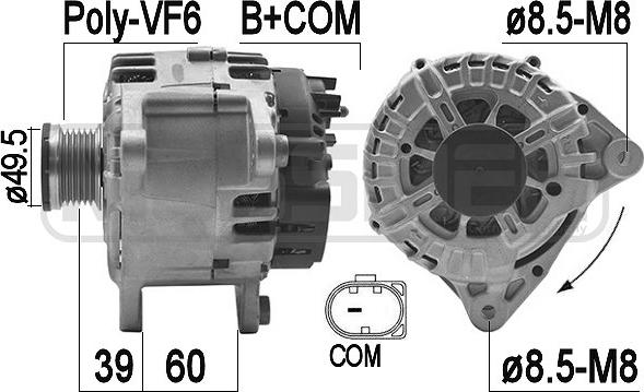 Wilmink Group WG2150850 - Alternator www.autospares.lv