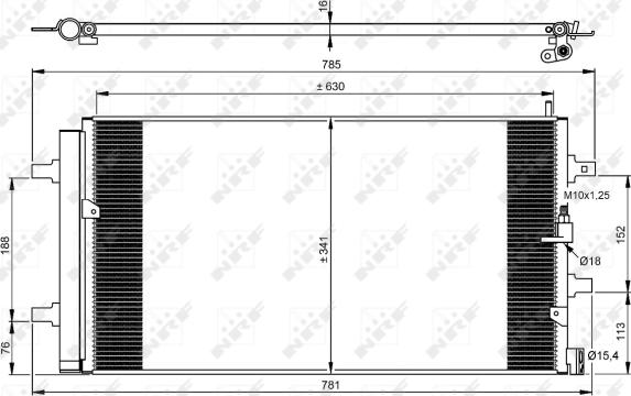 Wilmink Group WG2160524 - Kondensators, Gaisa kond. sistēma www.autospares.lv