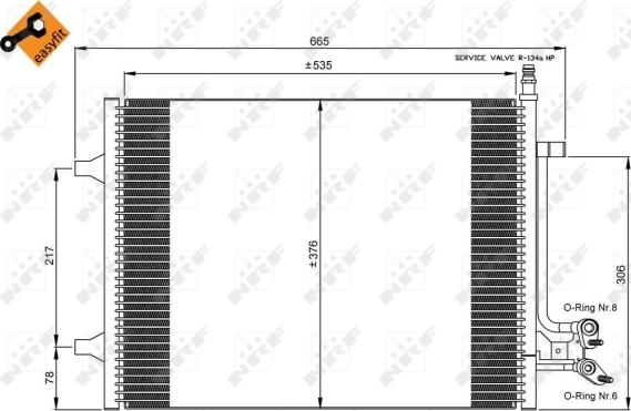 Wilmink Group WG2161185 - Kondensators, Gaisa kond. sistēma autospares.lv