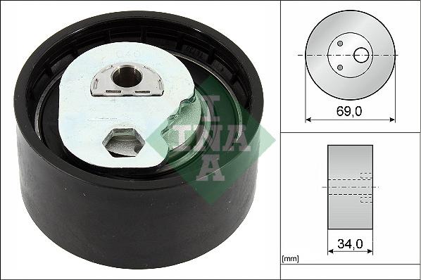 Wilmink Group WG2101383 - Spriegotājrullītis, Gāzu sadales mehānisma piedziņas siksna autospares.lv