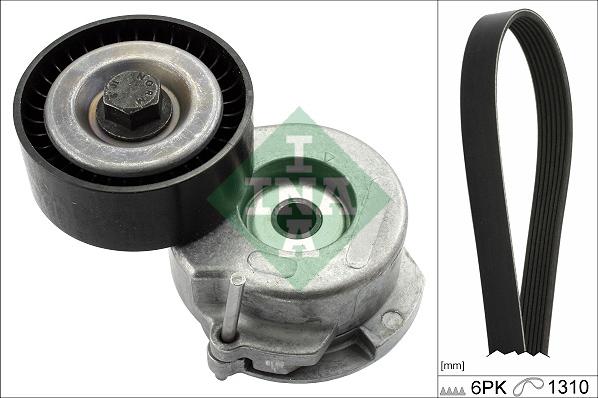 Wilmink Group WG2112134 - Поликлиновый ременный комплект www.autospares.lv