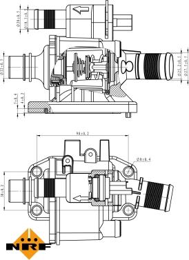 Wilmink Group WG2184680 - Termostats, Dzesēšanas šķidrums autospares.lv