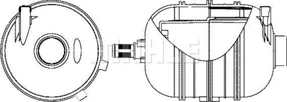 Wilmink Group WG2184262 - Компенсационный бак, охлаждающая жидкость www.autospares.lv