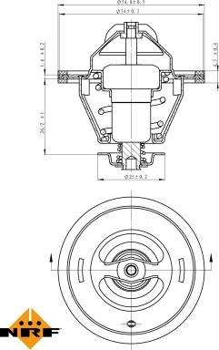 Wilmink Group WG2184743 - Coolant thermostat / housing www.autospares.lv