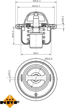 Wilmink Group WG2184761 - Термостат охлаждающей жидкости / корпус www.autospares.lv