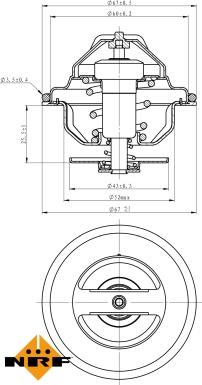 Wilmink Group WG2184726 - Термостат охлаждающей жидкости / корпус www.autospares.lv