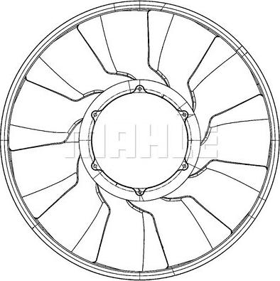 Wilmink Group WG2180979 - Fan Wheel, engine cooling www.autospares.lv