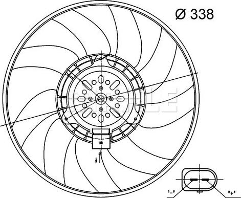 Wilmink Group WG2180699 - Fan, radiator www.autospares.lv