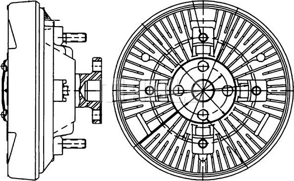 Wilmink Group WG2180369 - Sajūgs, Radiatora ventilators www.autospares.lv