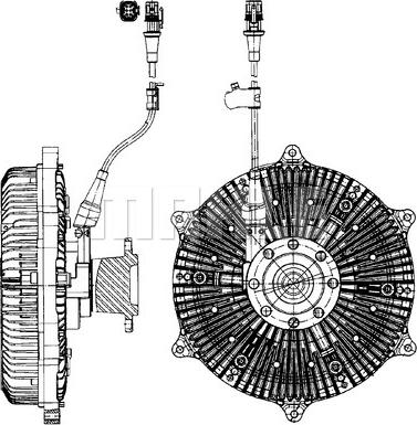 Wilmink Group WG2180363 - Sajūgs, Radiatora ventilators www.autospares.lv