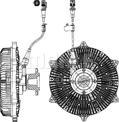 Wilmink Group WG2180362 - Sajūgs, Radiatora ventilators www.autospares.lv