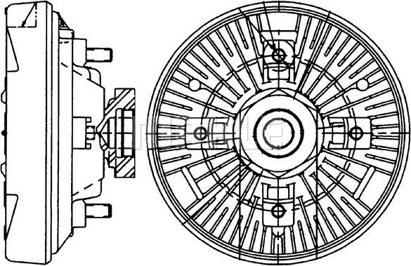 Wilmink Group WG2180382 - Sajūgs, Radiatora ventilators www.autospares.lv