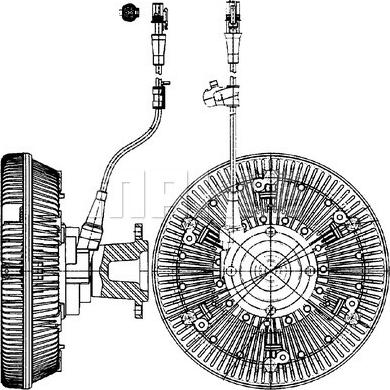 Wilmink Group WG2180370 - Sajūgs, Radiatora ventilators www.autospares.lv