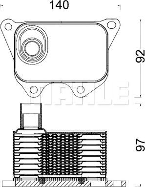 Wilmink Group WG2181131 - Oil Cooler, engine oil www.autospares.lv