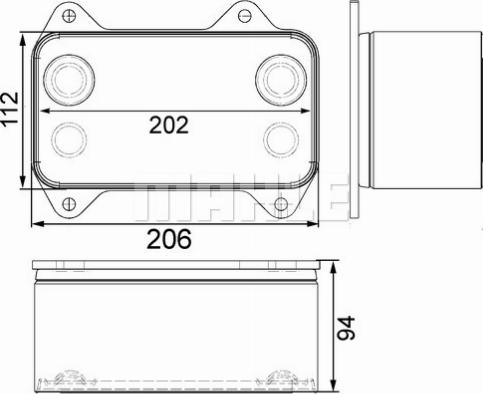 Wilmink Group WG2181243 - Eļļas radiators, Motoreļļa www.autospares.lv