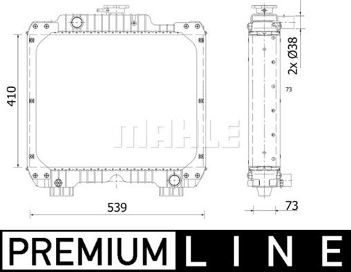 Wilmink Group WG2183249 - Radiators, Motora dzesēšanas sistēma www.autospares.lv