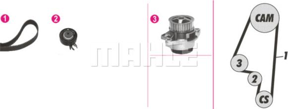 Wilmink Group WG2182197 - Water Pump & Timing Belt Set www.autospares.lv