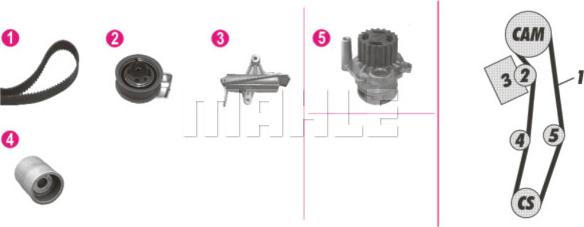 Wilmink Group WG2182109 - Water Pump & Timing Belt Set www.autospares.lv