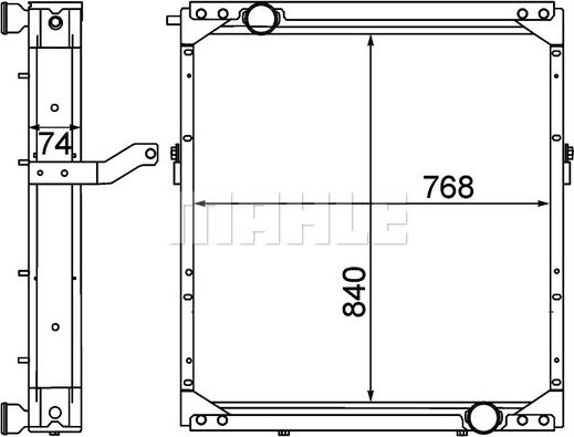 Wilmink Group WG2182740 - Radiators, Motora dzesēšanas sistēma www.autospares.lv