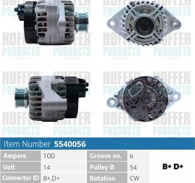 Wilmink Group WG2174984 - Alternator www.autospares.lv