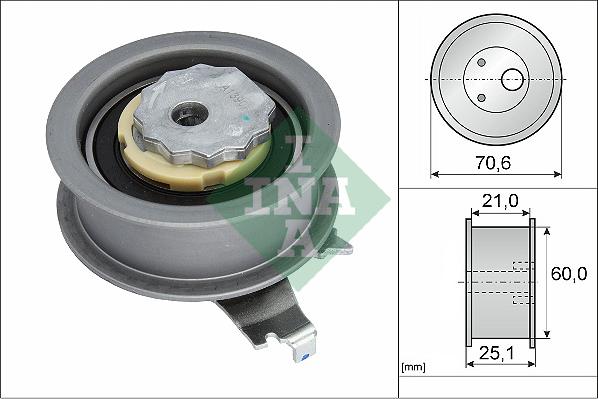 Wilmink Group WG2171310 - Натяжной ролик, зубчатый ремень ГРМ www.autospares.lv