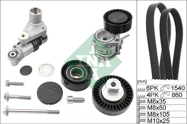 Wilmink Group WG2178172 - Поликлиновый ременный комплект www.autospares.lv