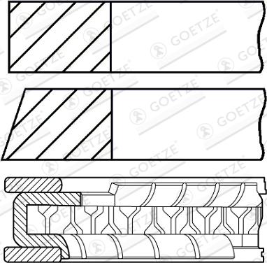 Wilmink Group WG2202091 - Piston Ring Kit www.autospares.lv