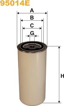 WIX Filters 95014E - Fuel filter www.autospares.lv