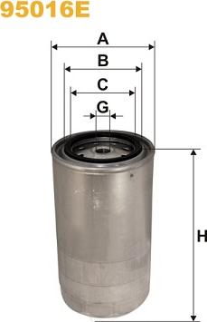 WIX Filters 95016E - Degvielas filtrs www.autospares.lv