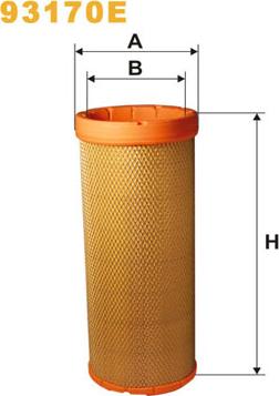 WIX Filters 93170E - Sekundārā gaisa filtrs www.autospares.lv