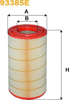 WIX Filters 93385E - Gaisa filtrs www.autospares.lv