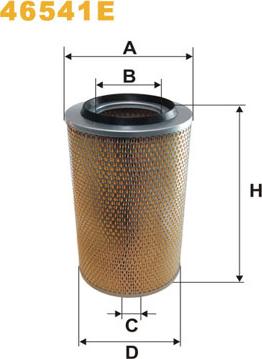 WIX Filters 46541E - Gaisa filtrs www.autospares.lv