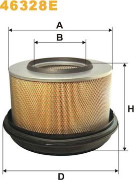 WIX Filters 46328E - Gaisa filtrs www.autospares.lv