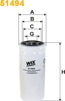 WIX Filters 51494 - Eļļas filtrs www.autospares.lv