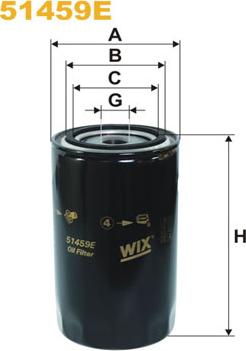 WIX Filters 51459E - Oil Filter www.autospares.lv