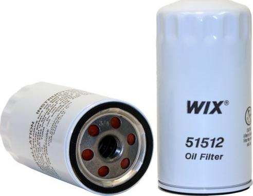 WIX Filters 51512 - Eļļas filtrs www.autospares.lv